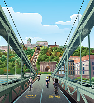 Buda Castle and Funicular, Budapest